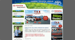 Desktop Screenshot of hargatoyotajogja.com