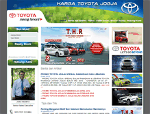 Tablet Screenshot of hargatoyotajogja.com